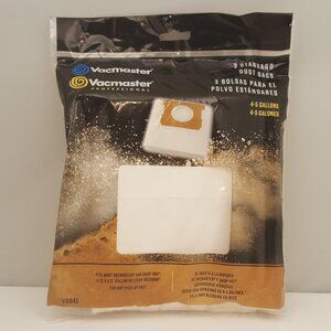 VAC MASTER Standard Dust Bags 3 Pack 4 - 5 Gal | VDB45 | NEW